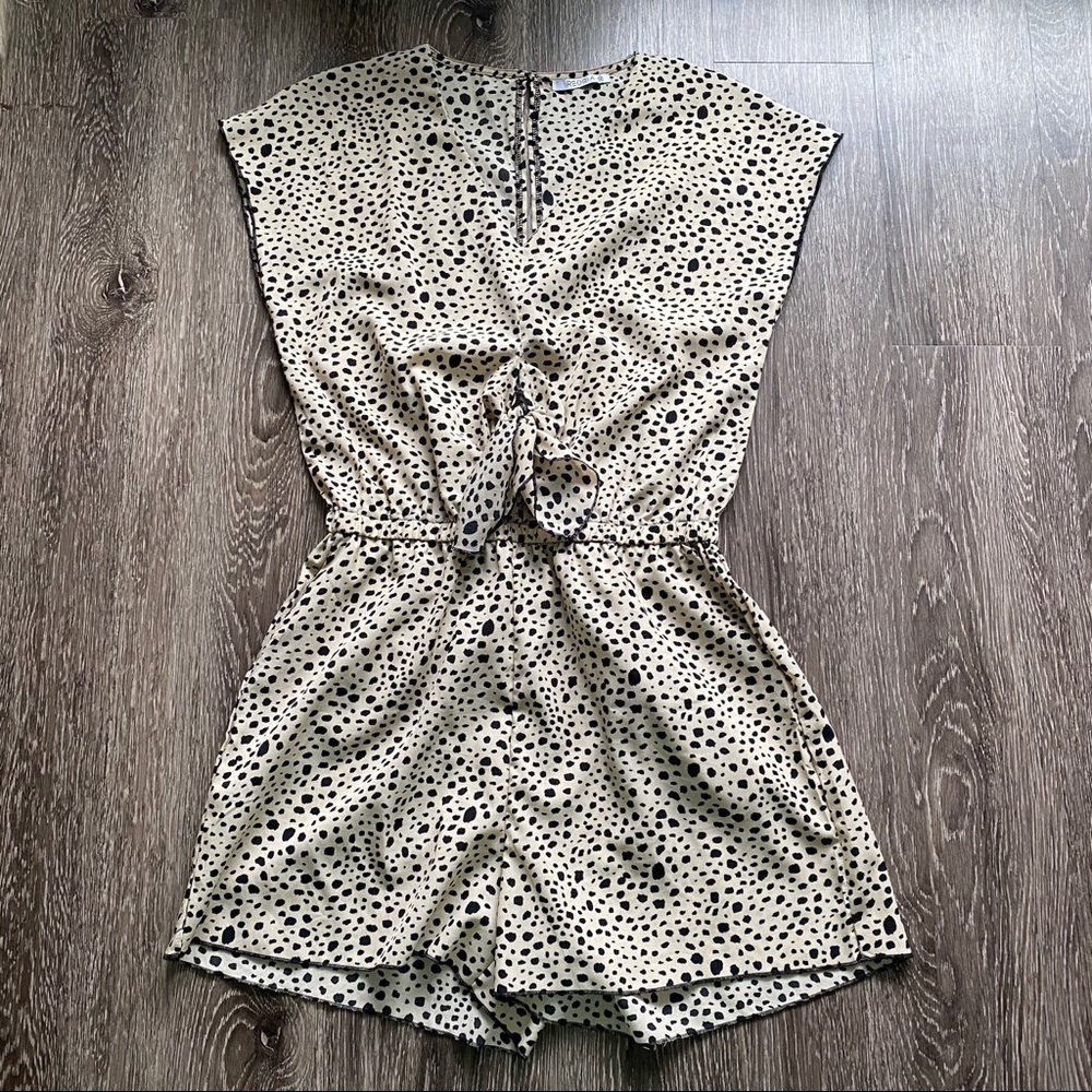 Animal Print Romper